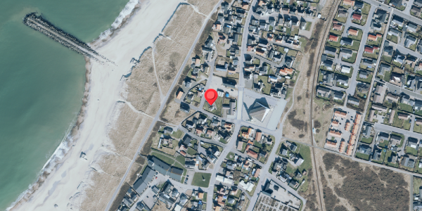 Oversvømmelsesrisiko fra vandløb på Kirkevej 21, 7680 Thyborøn