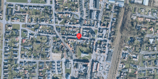 Oversvømmelsesrisiko fra vandløb på Jyllandsgade 13, 7480 Vildbjerg