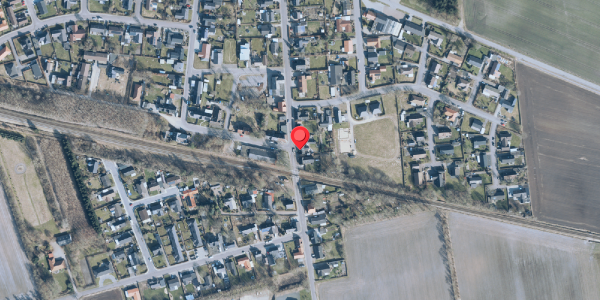 Oversvømmelsesrisiko fra vandløb på Odinsvej 21, 7480 Vildbjerg