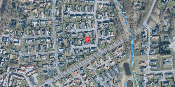 Oversvømmelsesrisiko fra vandløb på Solbrinken 21, 7480 Vildbjerg
