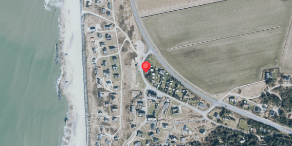 Oversvømmelsesrisiko fra vandløb på Bjerghuse 14A, 6990 Ulfborg