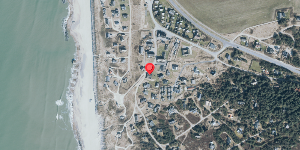 Oversvømmelsesrisiko fra vandløb på Bjerghuse 75, 6990 Ulfborg