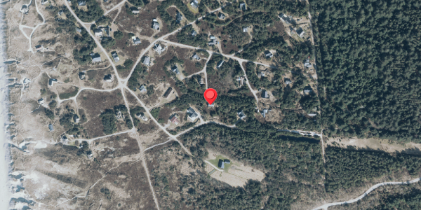Oversvømmelsesrisiko fra vandløb på Bjerghuse 129B, 6990 Ulfborg