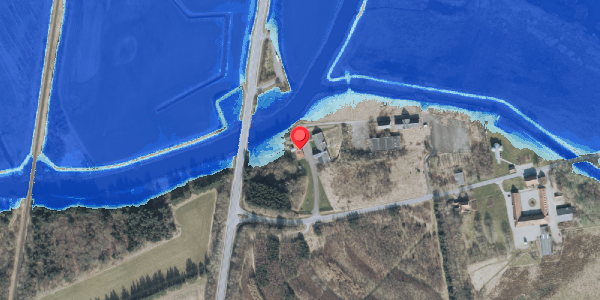 Oversvømmelsesrisiko fra vandløb på Mejerivej 1, . , 7570 Vemb