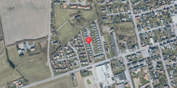 Oversvømmelsesrisiko fra vandløb på Nyvang 21, 7570 Vemb