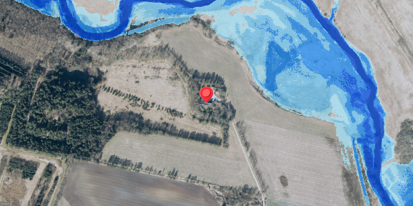 Oversvømmelsesrisiko fra vandløb på Roderdal 9, 6900 Skjern