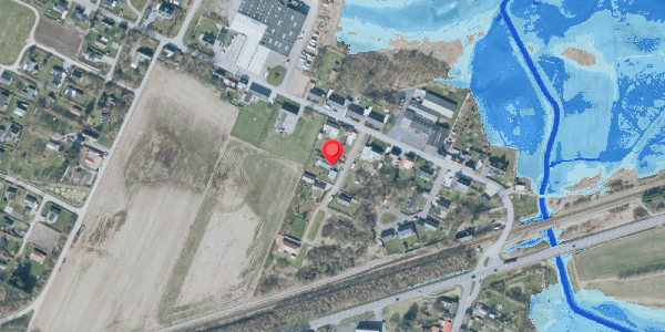 Oversvømmelsesrisiko fra vandløb på Engtoften 2, 7830 Vinderup