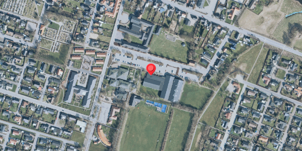 Oversvømmelsesrisiko fra vandløb på Halvej 2B, 7830 Vinderup