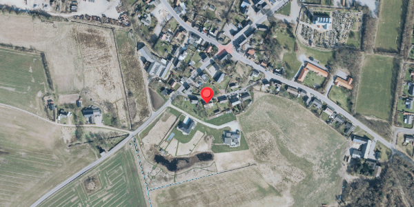 Oversvømmelsesrisiko fra vandløb på Hellesvej 4, 7830 Vinderup