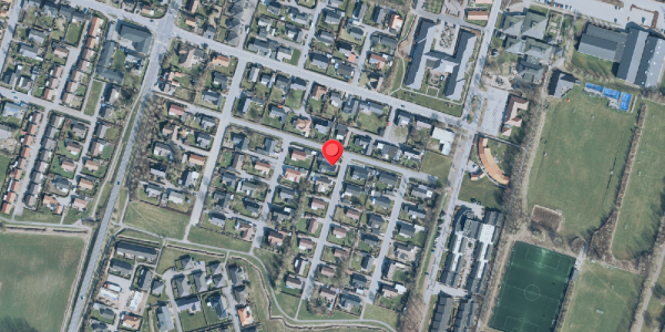 Oversvømmelsesrisiko fra vandløb på Solparken 22, 7830 Vinderup