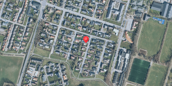 Oversvømmelsesrisiko fra vandløb på Solparken 24, 7830 Vinderup