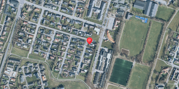 Oversvømmelsesrisiko fra vandløb på Solparken 25, 7830 Vinderup