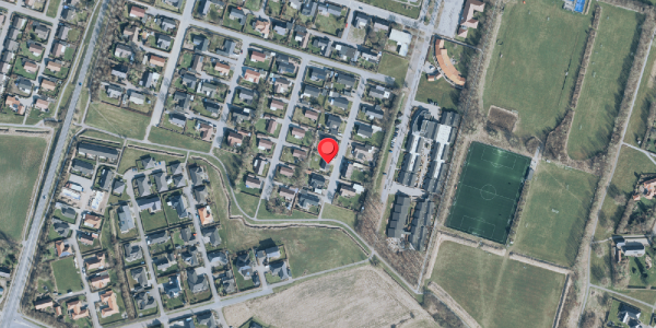 Oversvømmelsesrisiko fra vandløb på Solparken 44, 7830 Vinderup