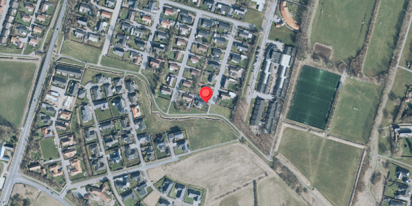 Oversvømmelsesrisiko fra vandløb på Solparken 48, 7830 Vinderup
