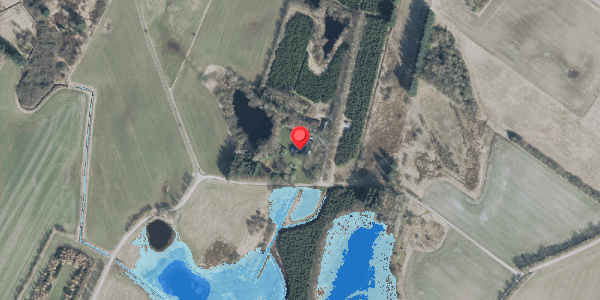 Oversvømmelsesrisiko fra vandløb på Stendisvej 39, 7830 Vinderup