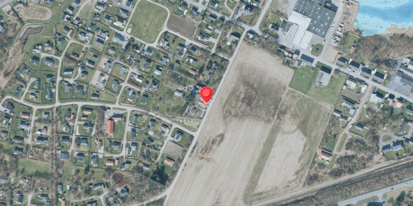 Oversvømmelsesrisiko fra vandløb på Strandlyst 4, 7830 Vinderup