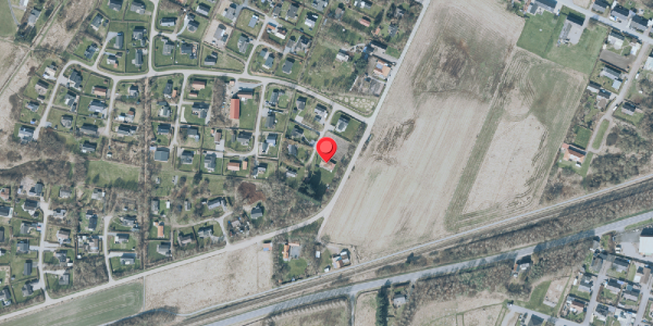 Oversvømmelsesrisiko fra vandløb på Strandlyst 5, 7830 Vinderup