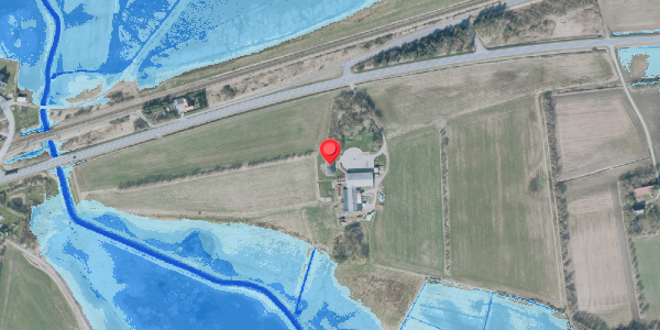 Oversvømmelsesrisiko fra vandløb på Struervej 13, 7830 Vinderup