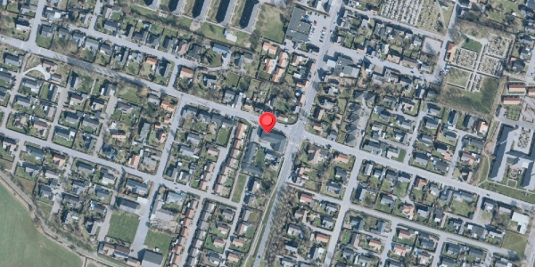 Oversvømmelsesrisiko fra vandløb på Thorupgaard 1, 7830 Vinderup