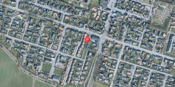 Oversvømmelsesrisiko fra vandløb på Thorupgaard 4, 7830 Vinderup