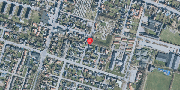 Oversvømmelsesrisiko fra vandløb på Toften 21, 7830 Vinderup