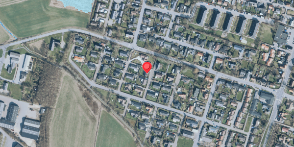Oversvømmelsesrisiko fra vandløb på Vesterlund 36, 7830 Vinderup