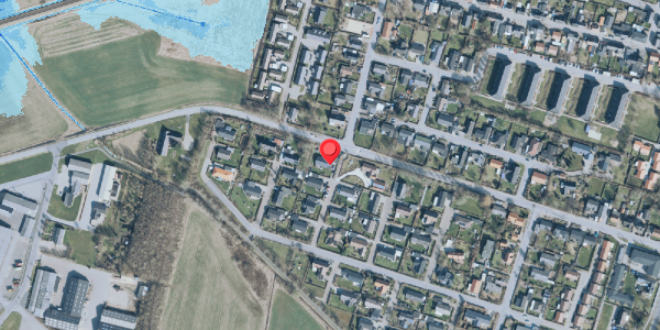 Oversvømmelsesrisiko fra vandløb på Vesterlund 50, . , 7830 Vinderup