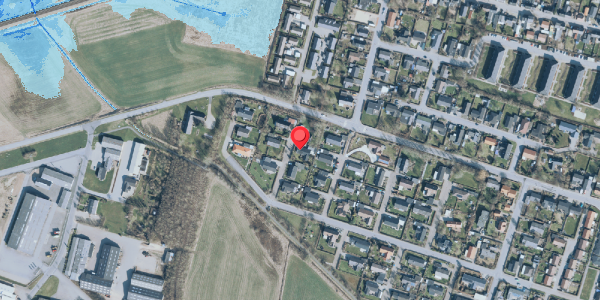 Oversvømmelsesrisiko fra vandløb på Vesterlund 62, . , 7830 Vinderup