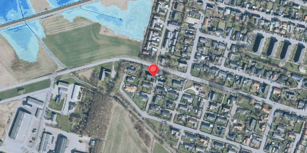 Oversvømmelsesrisiko fra vandløb på Vesterlund 66, . , 7830 Vinderup