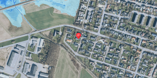 Oversvømmelsesrisiko fra vandløb på Vesterlund 68, . , 7830 Vinderup