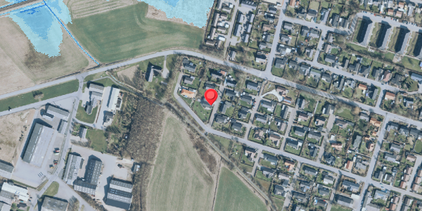 Oversvømmelsesrisiko fra vandløb på Vesterlund 70, 7830 Vinderup