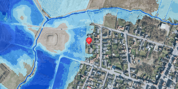 Oversvømmelsesrisiko fra vandløb på Voldgade 9, 7830 Vinderup