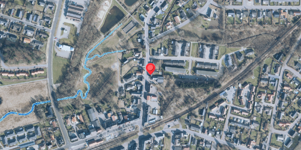 Oversvømmelsesrisiko fra vandløb på Brogade 8A, 6933 Kibæk