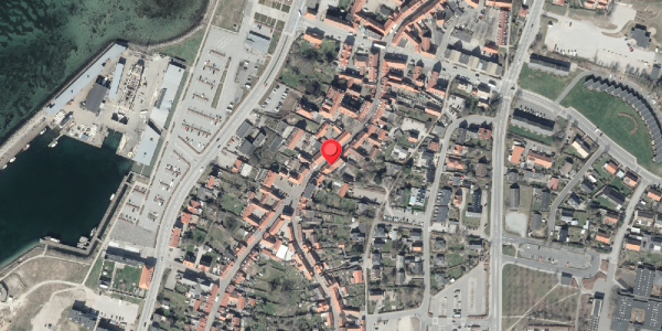 Oversvømmelsesrisiko fra vandløb på Adelgade 8A, . , 8400 Ebeltoft