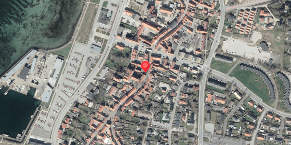 Oversvømmelsesrisiko fra vandløb på Adelgade 13, 8400 Ebeltoft