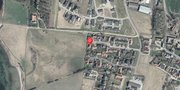 Oversvømmelsesrisiko fra vandløb på Energivej 50, 8420 Knebel