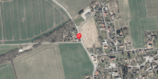 Oversvømmelsesrisiko fra vandløb på Hyllested Bygade 6, 8400 Ebeltoft