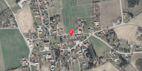 Oversvømmelsesrisiko fra vandløb på Hyllested Bygade 16, 8400 Ebeltoft