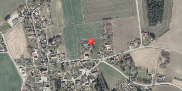 Oversvømmelsesrisiko fra vandløb på Hyllested Bygade 19, 8400 Ebeltoft