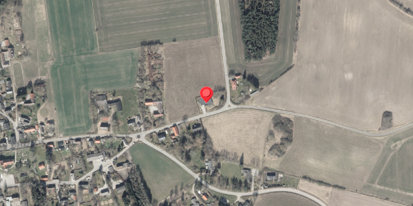 Oversvømmelsesrisiko fra vandløb på Hyllested Bygade 25, 8400 Ebeltoft