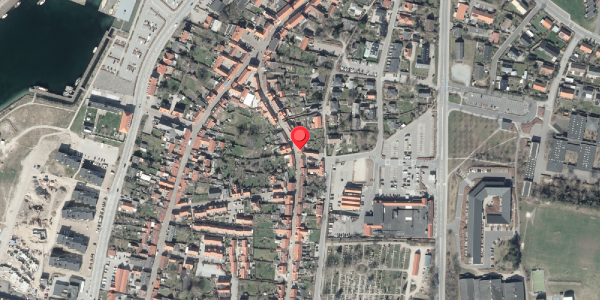 Oversvømmelsesrisiko fra vandløb på Overgade 21, 8400 Ebeltoft