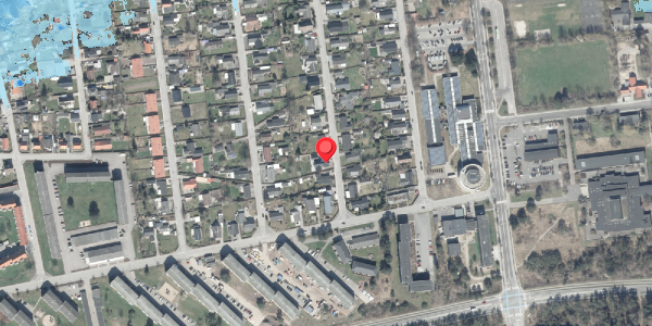 Oversvømmelsesrisiko fra vandløb på Duevej 28, . , 8500 Grenaa