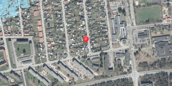 Oversvømmelsesrisiko fra vandløb på Duevej 30, . , 8500 Grenaa