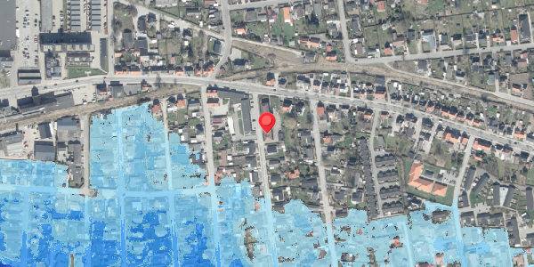 Oversvømmelsesrisiko fra vandløb på Engdalen 9D, 8500 Grenaa