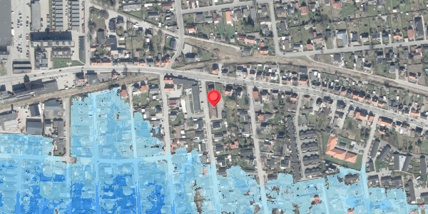 Oversvømmelsesrisiko fra vandløb på Engdalen 9H, 8500 Grenaa