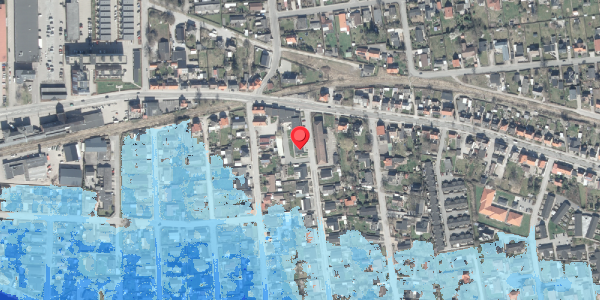 Oversvømmelsesrisiko fra vandløb på Engdalen 10B, 8500 Grenaa