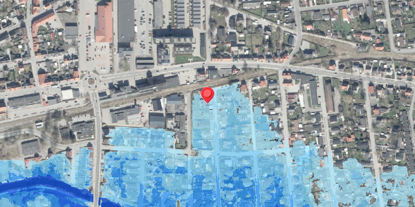 Oversvømmelsesrisiko fra vandløb på Enghegnet 4, 8500 Grenaa