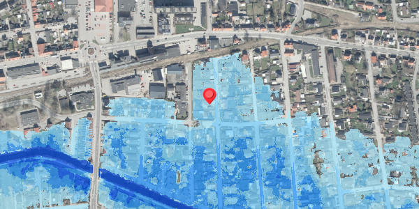 Oversvømmelsesrisiko fra vandløb på Enghegnet 10, . , 8500 Grenaa