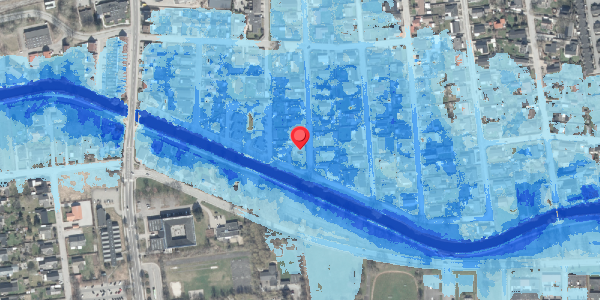 Oversvømmelsesrisiko fra vandløb på Enghegnet 26, . , 8500 Grenaa