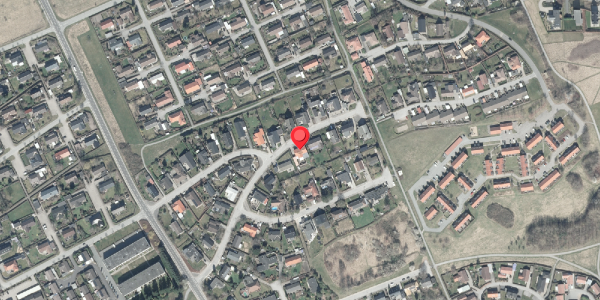Oversvømmelsesrisiko fra vandløb på Erantisvej 18, 8500 Grenaa